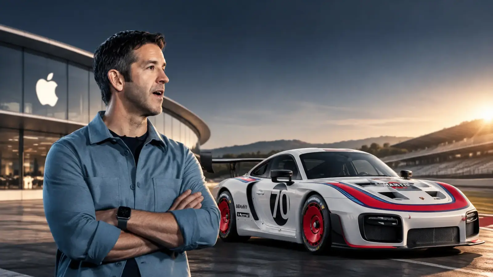 Apple'i juht John Ternus sõidab Porsche 935-ga rajal