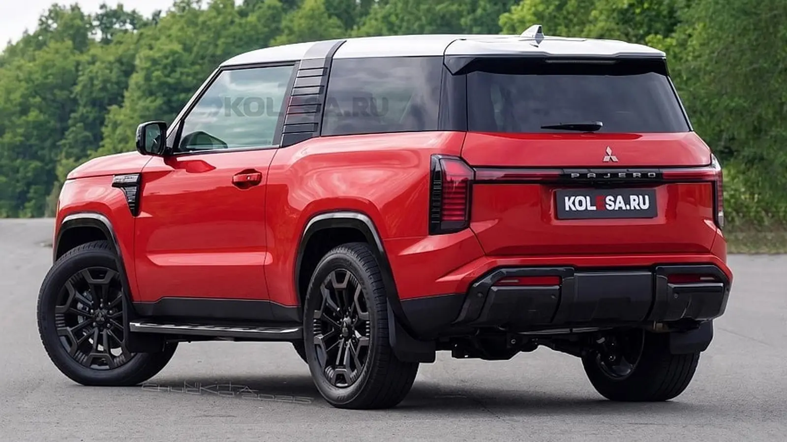 Uus Mitsubishi Pajero võib saada kolmeukselise kuju