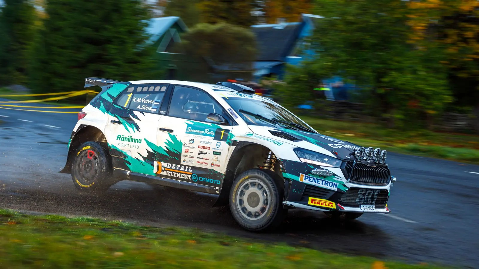 Volver ja Sõna juhivad Saaremaa rallit avapäeva järel