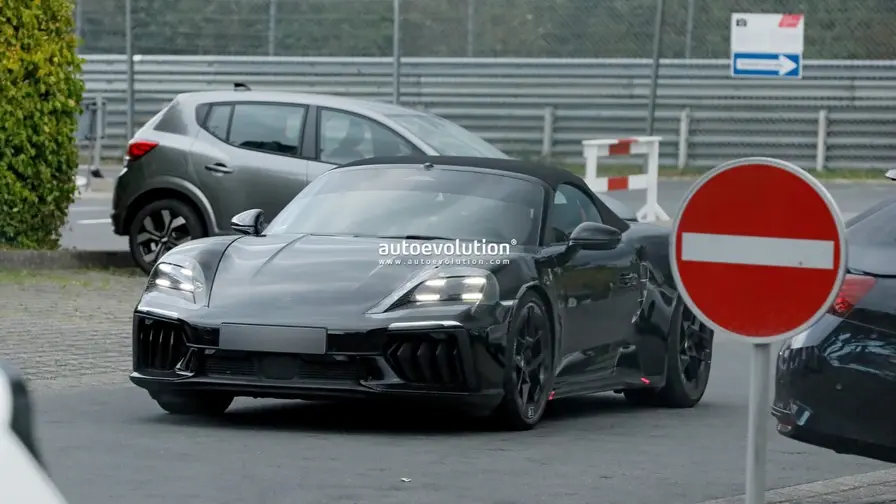 Porsche 718 Electric paljastub Nürburgringil üha enam